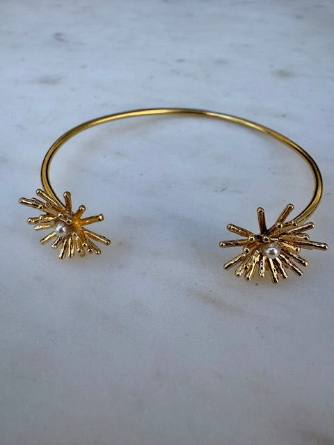 Gold Sunburst Bracelet