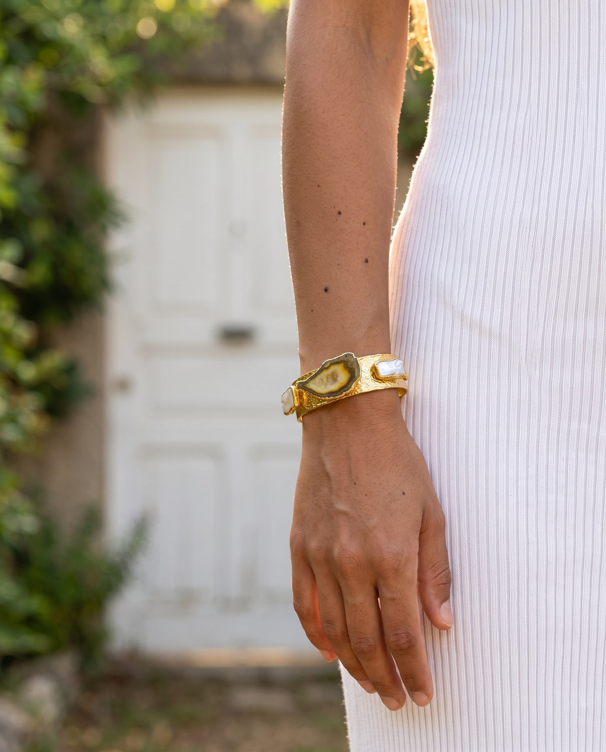 gemstone gold design bracelet