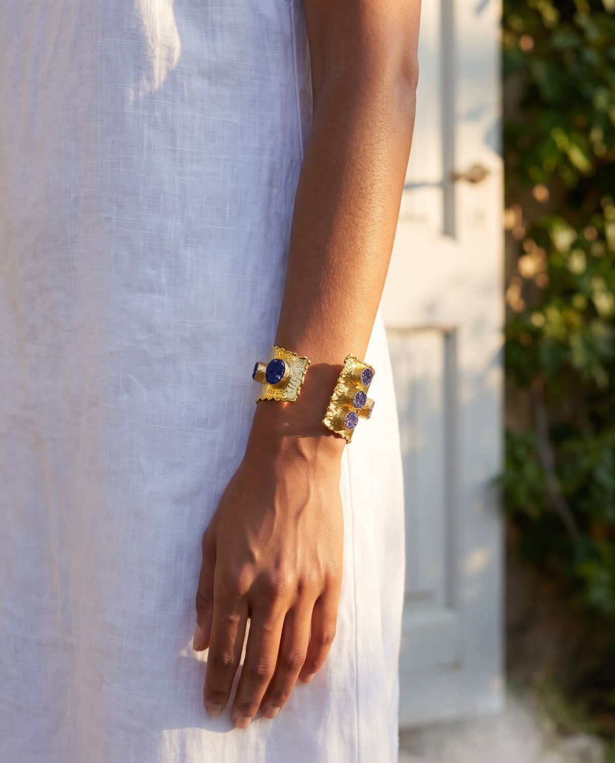 Purple Druzy Cuff