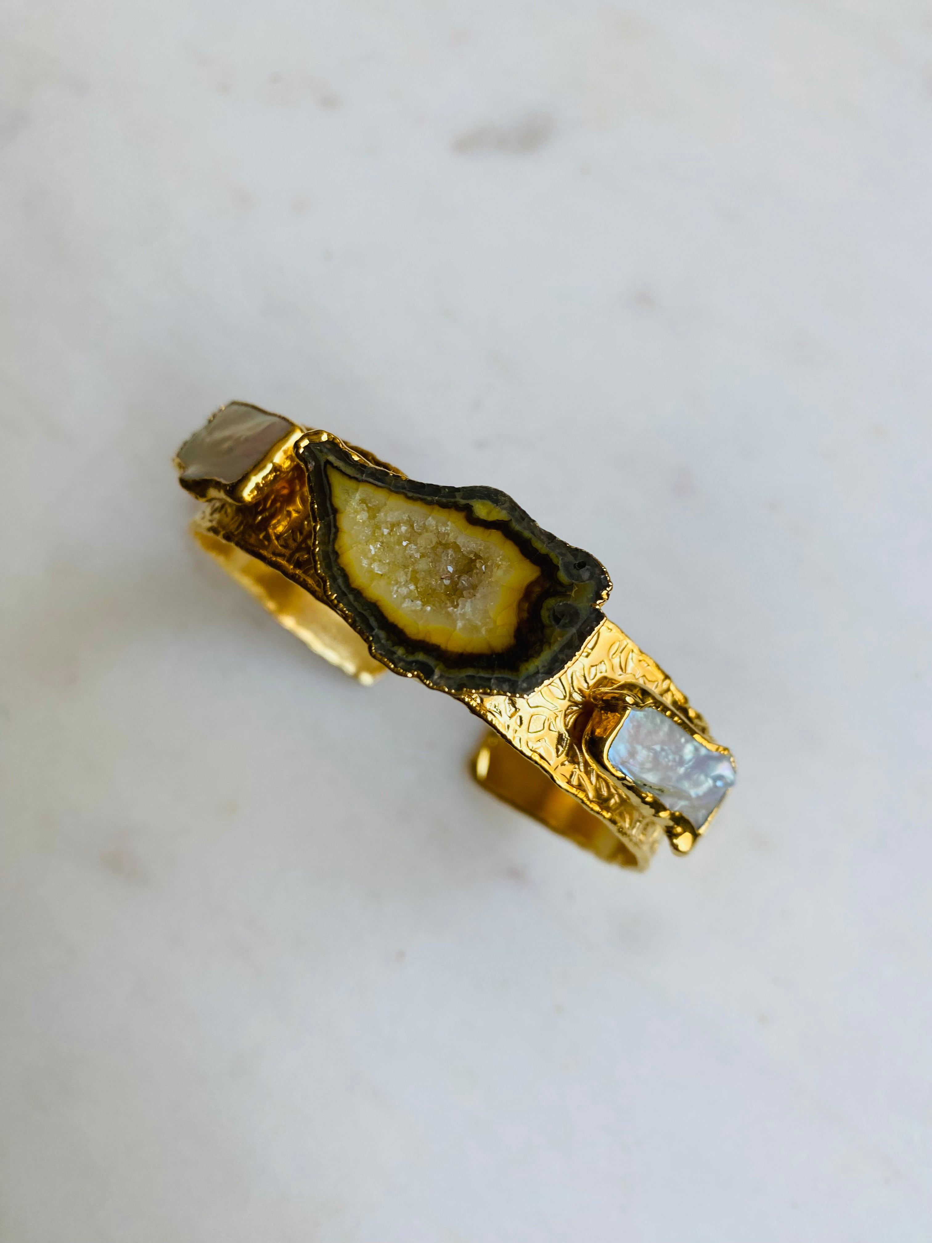 gemstone gold design bracelet