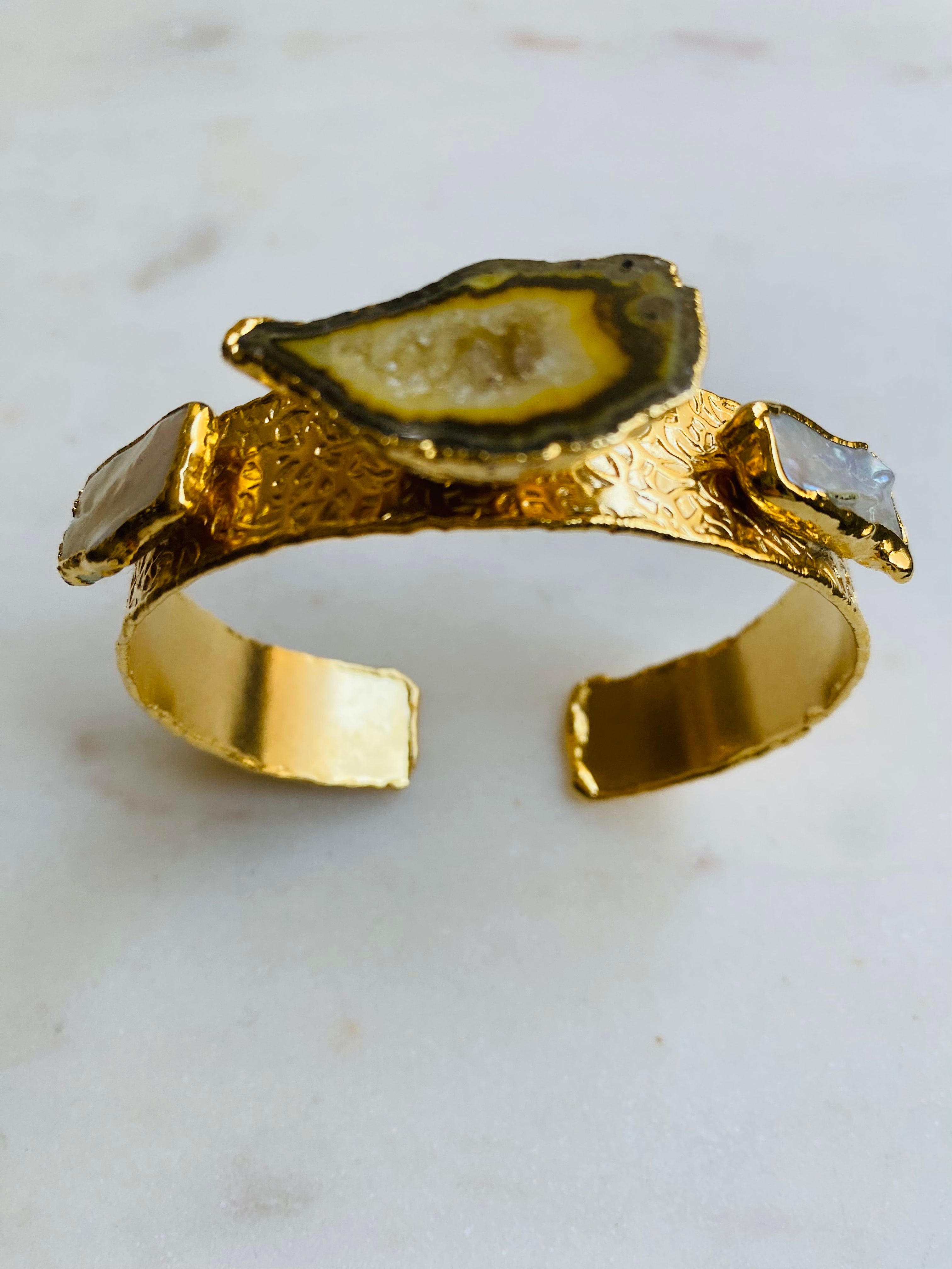 gemstone gold design bracelet