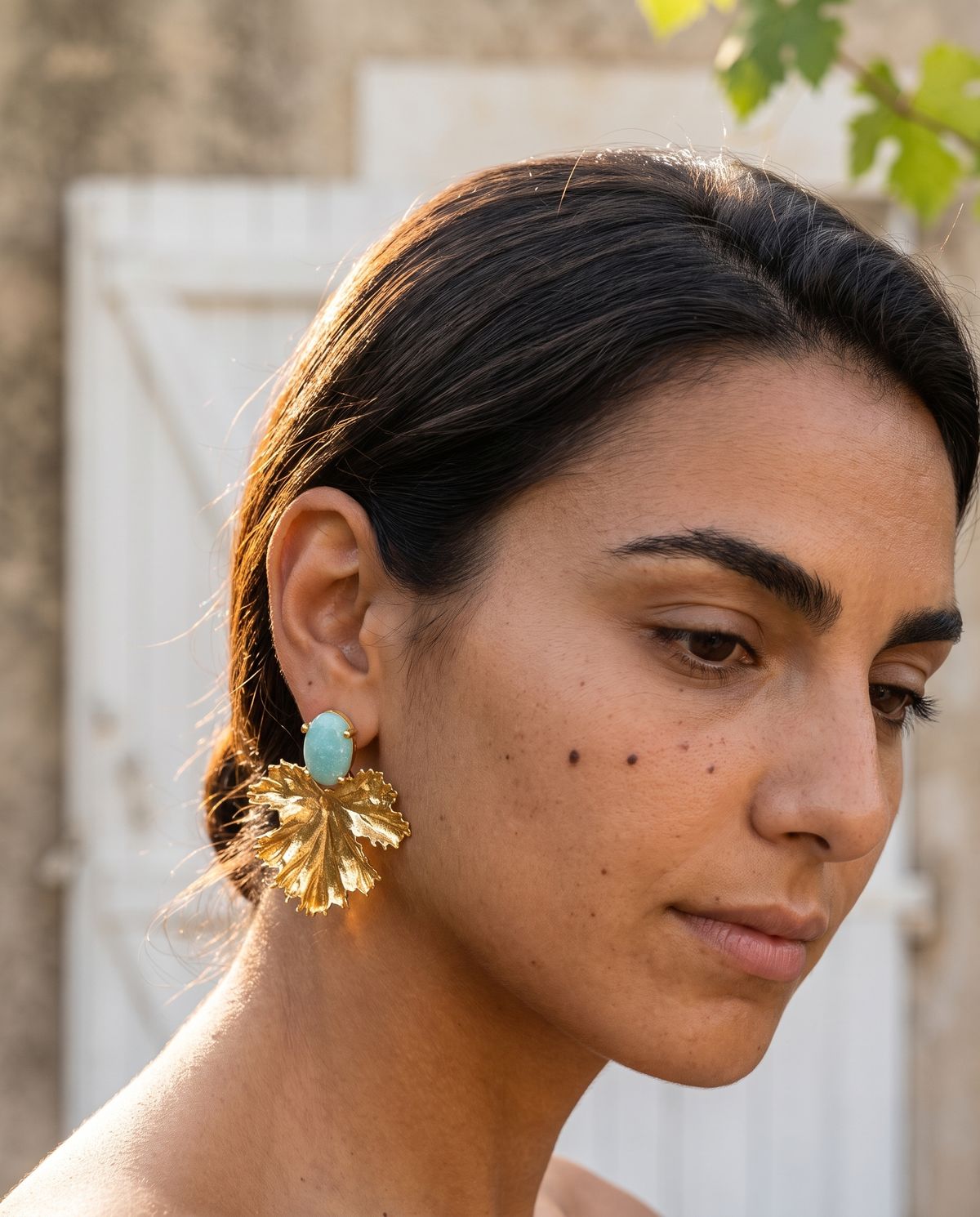 The Riviera Leaf Earrings