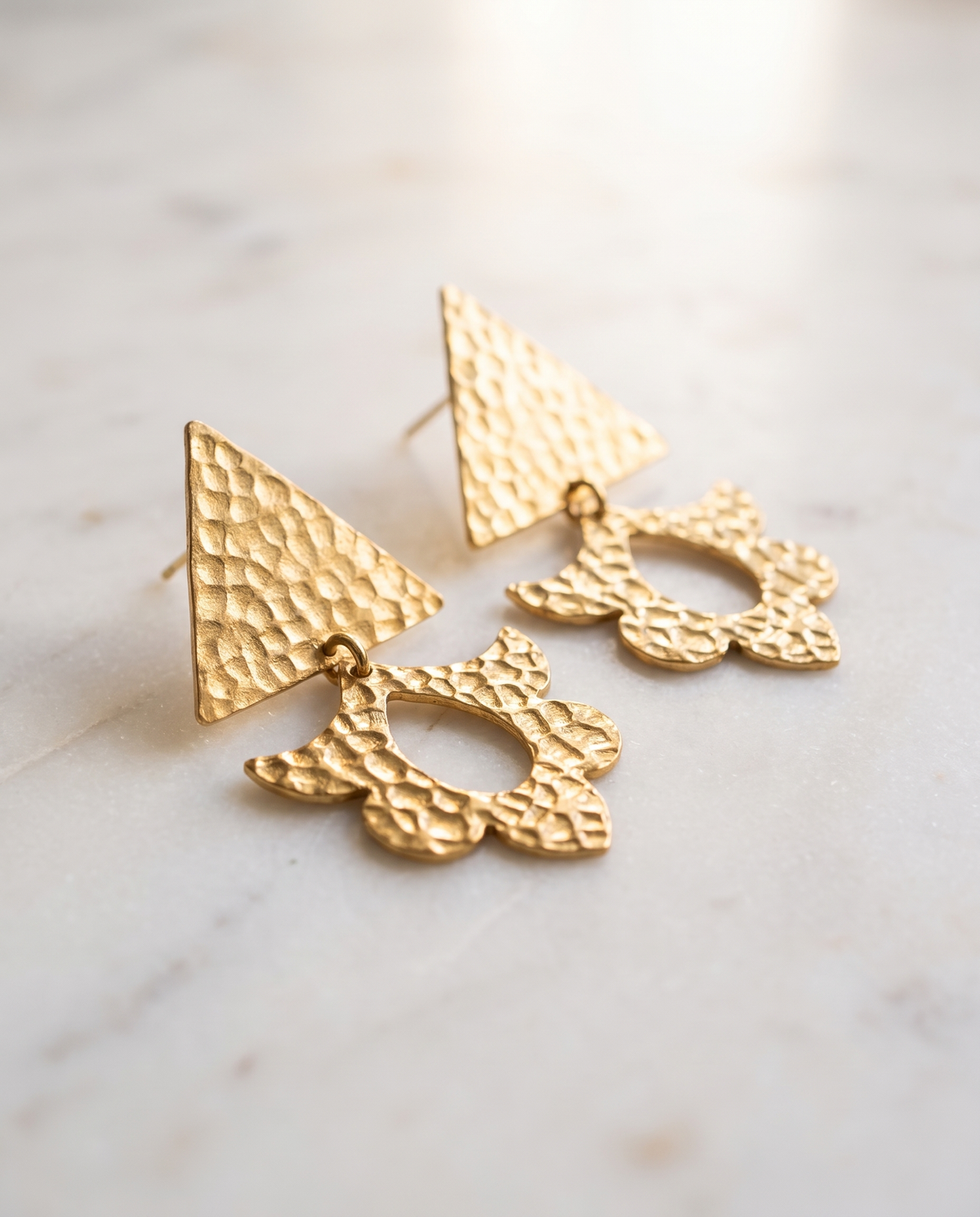 triangle 'muse' earrings