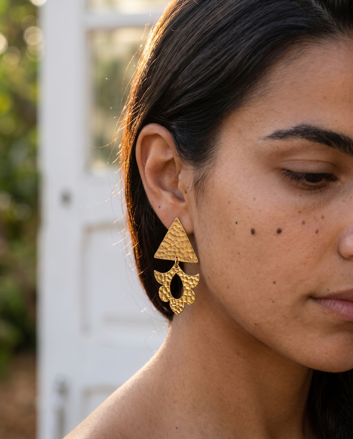 triangle 'muse' earrings