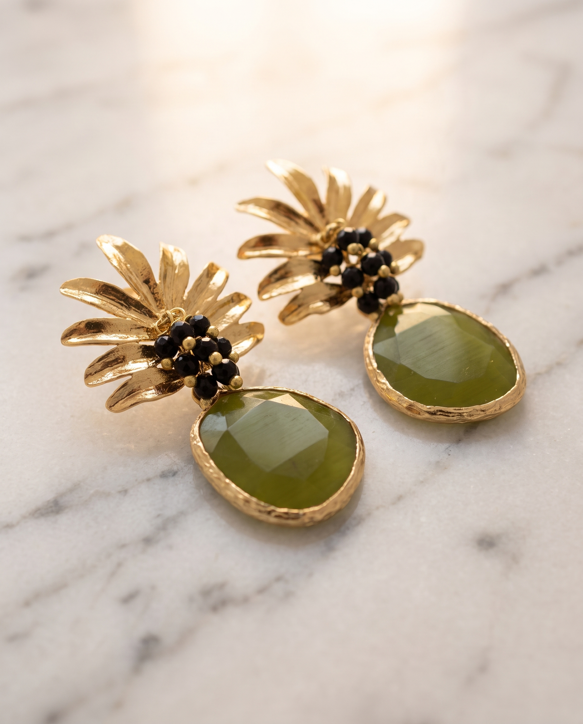 Tropical Pineapple Dangle Earrings