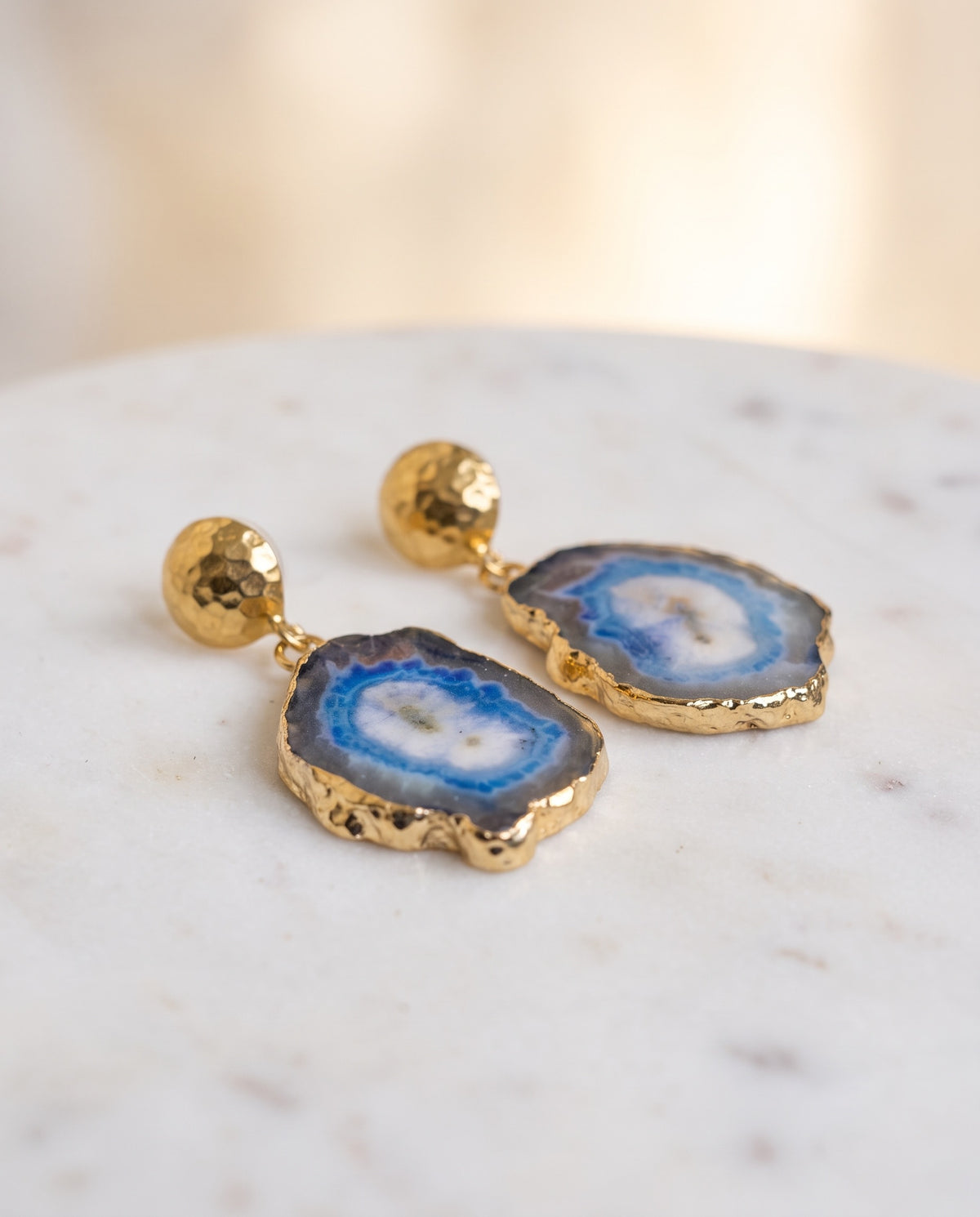 Blue, Naturally | Agate Drop Earrings