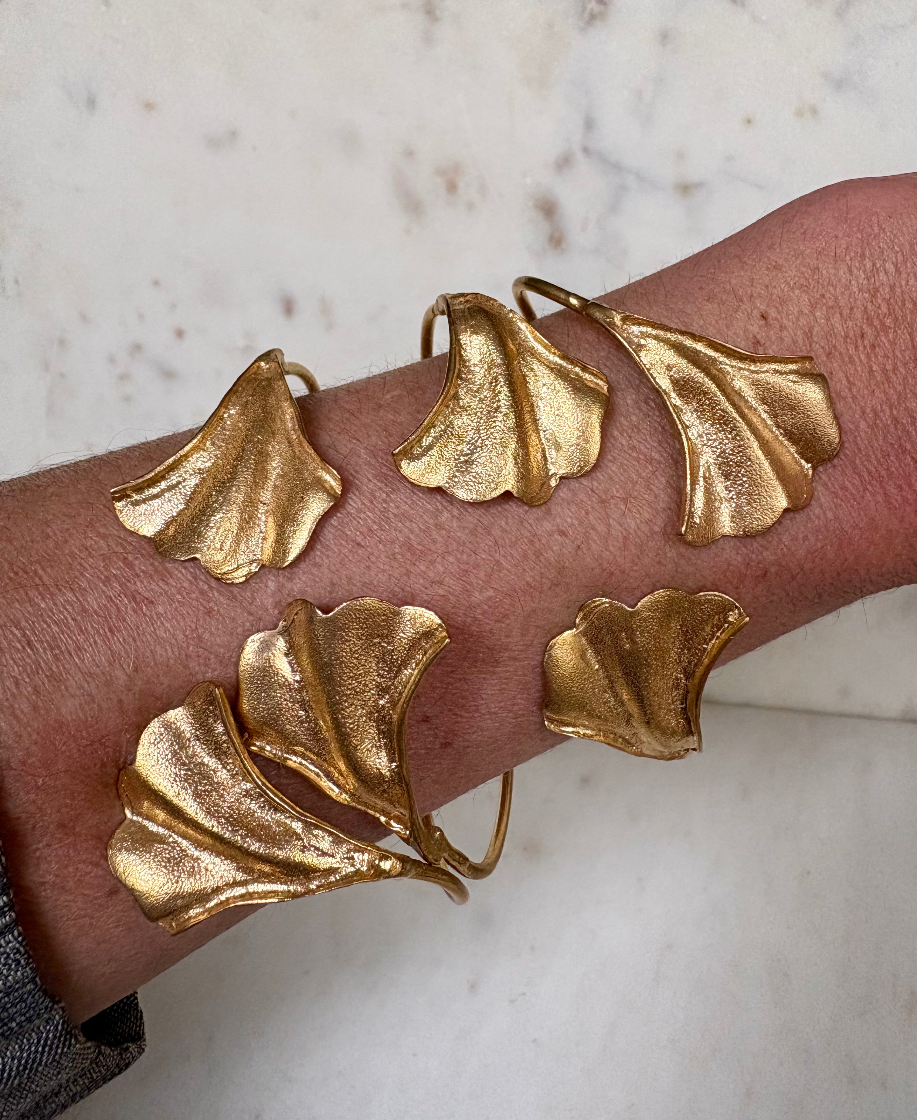 Ginkgo Whisper Cuff