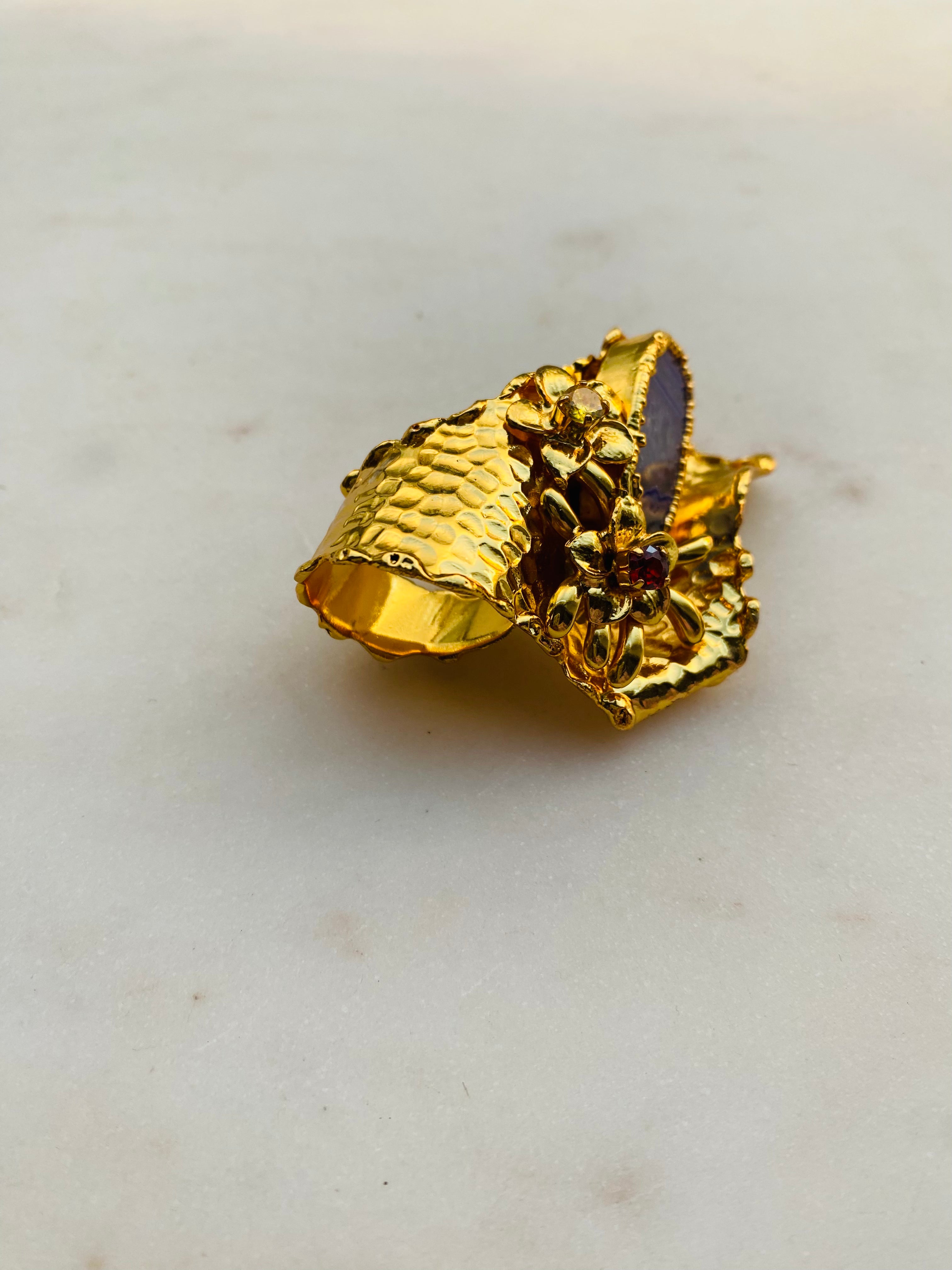 statement gemstone ring