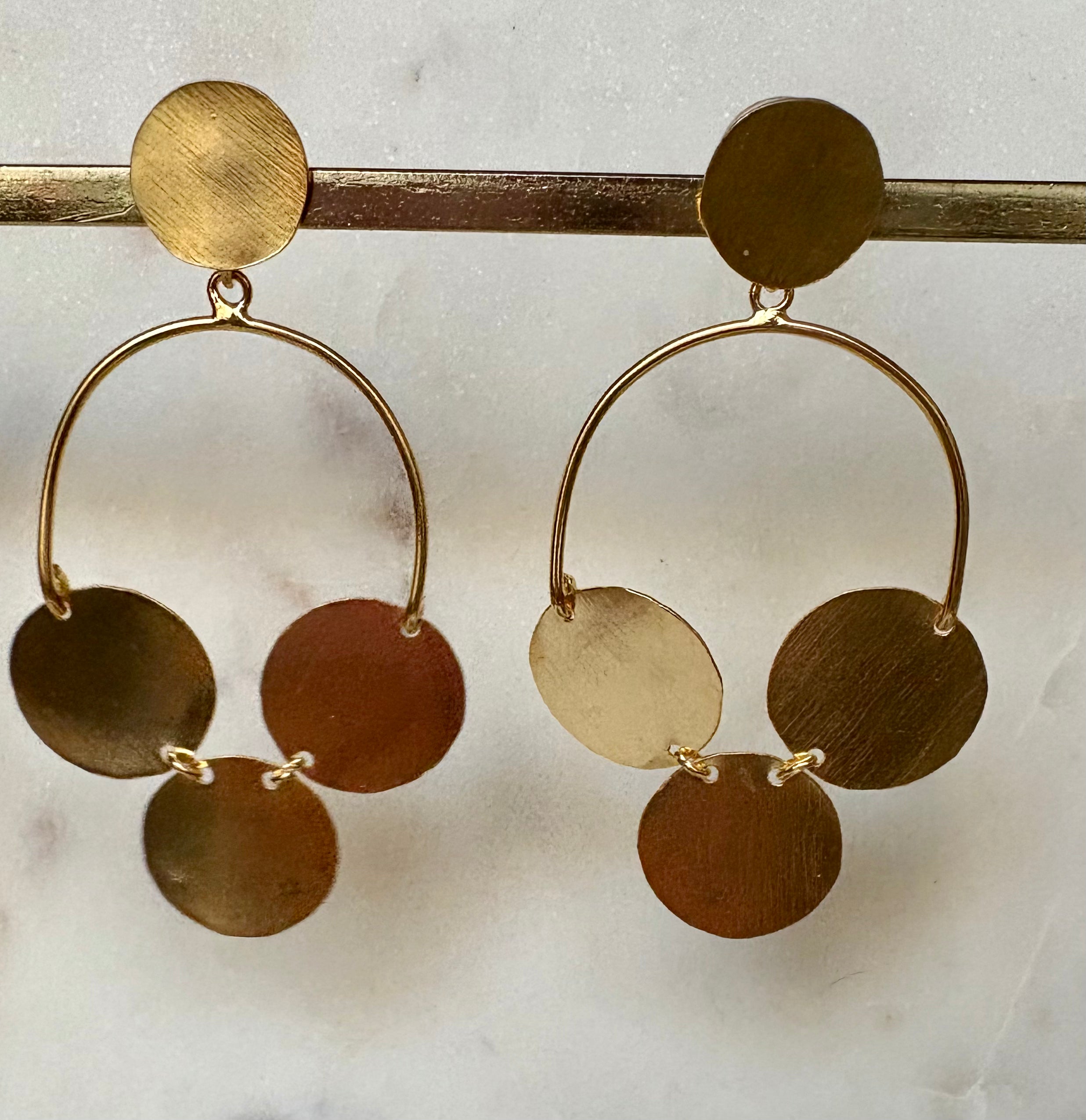 bohemian style hoop earrings