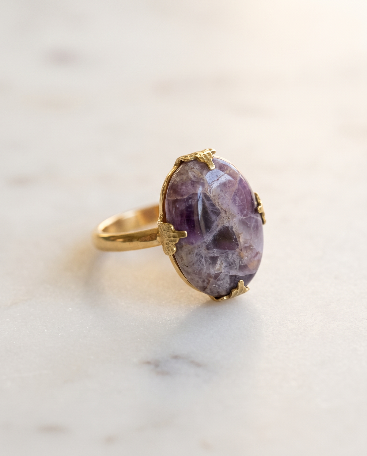 purple theory | natural gemstone ring