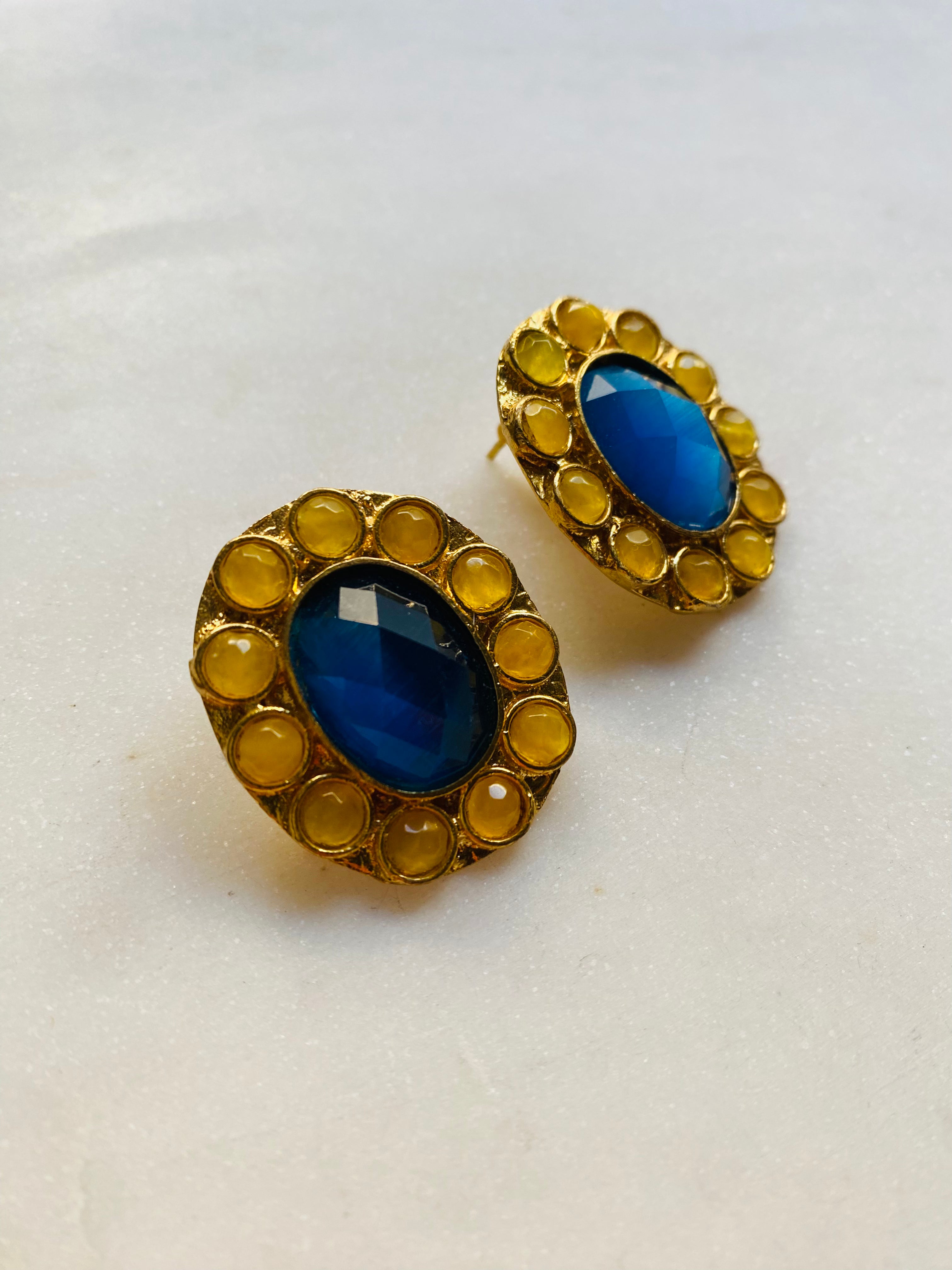 chunky earring studs