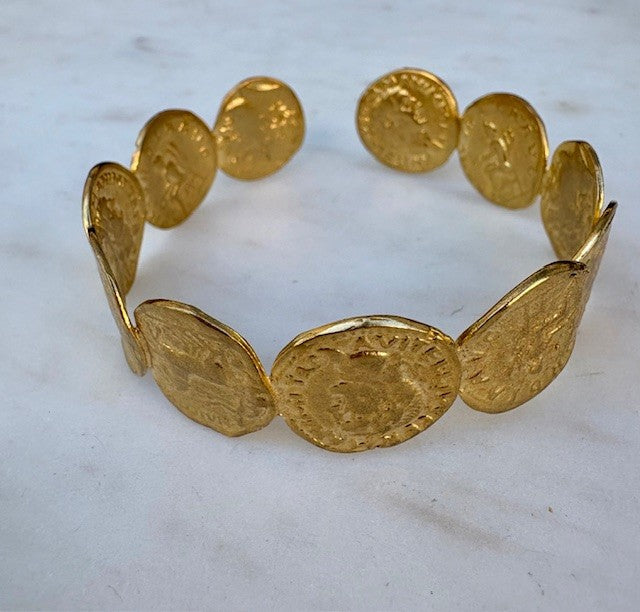 Gold Coin Bracelet | Statement Jewelry