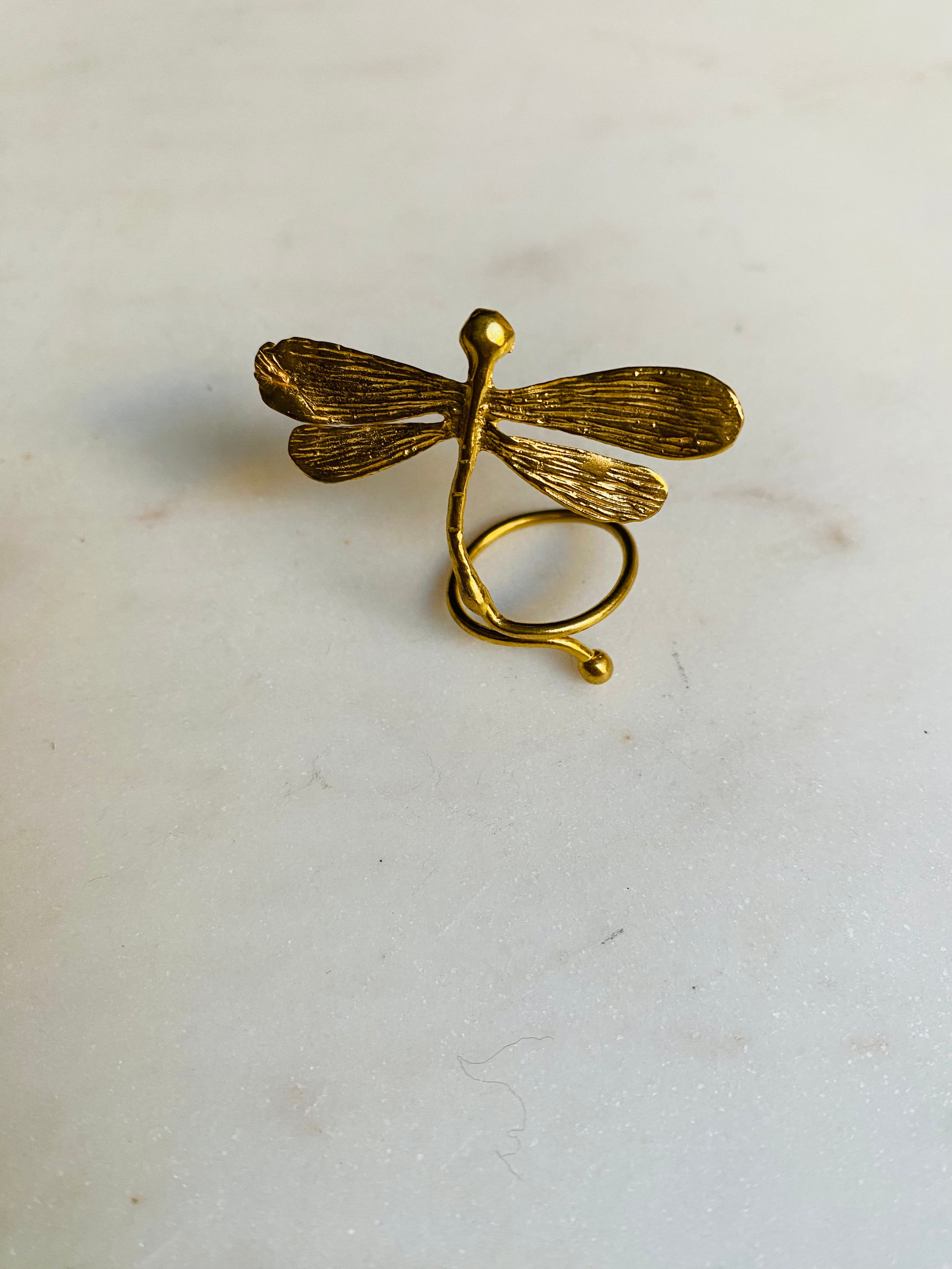 gold firefly ring
