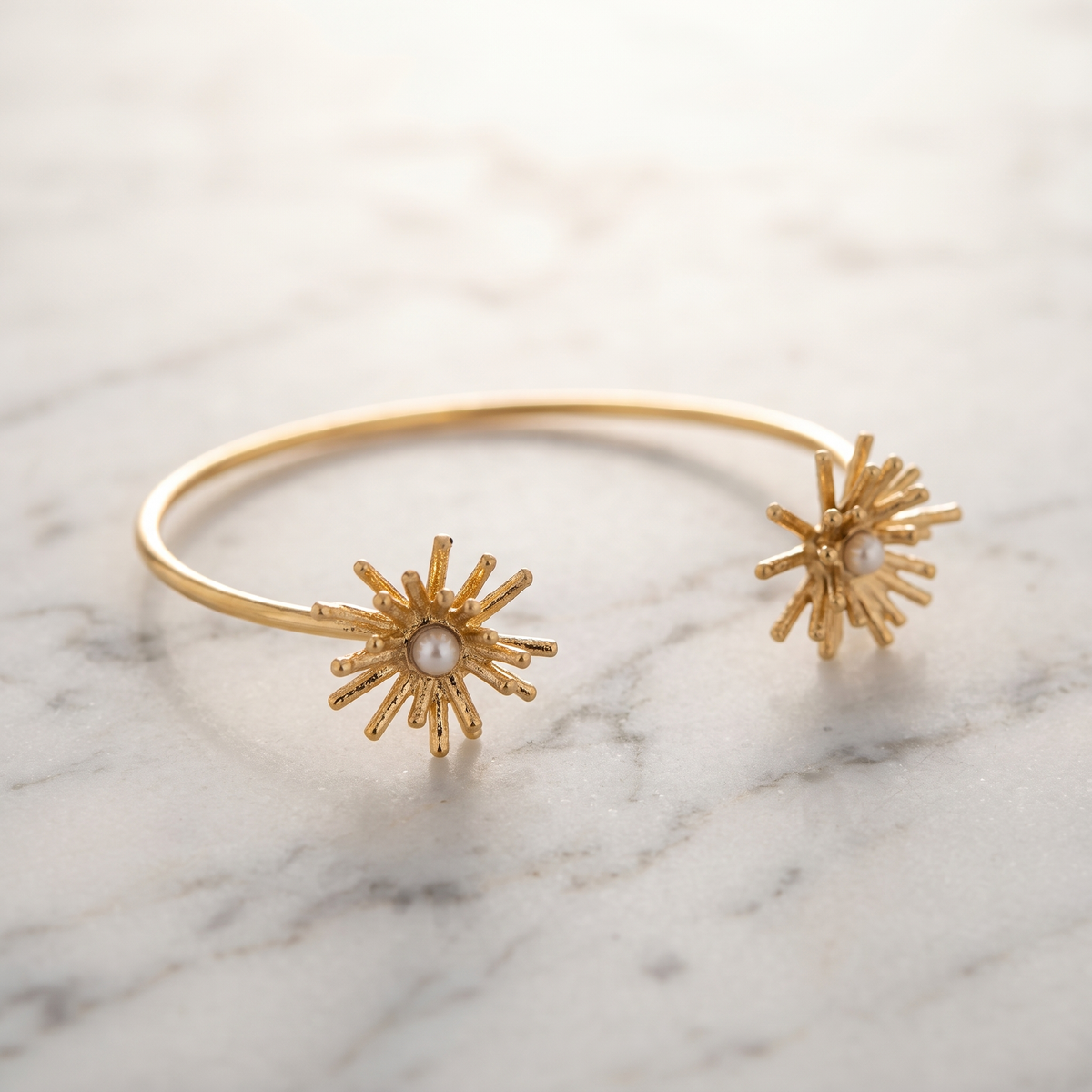 Gold Sunburst Bracelet