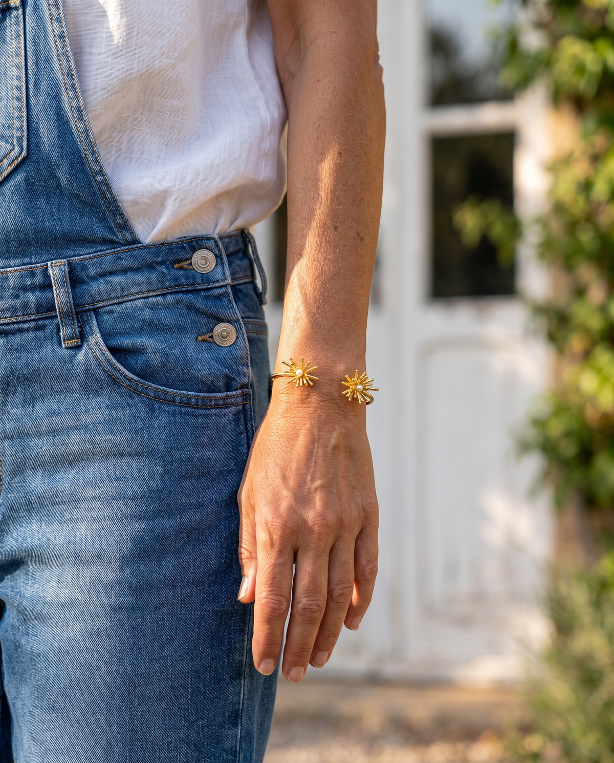 Gold Sunburst Bracelet