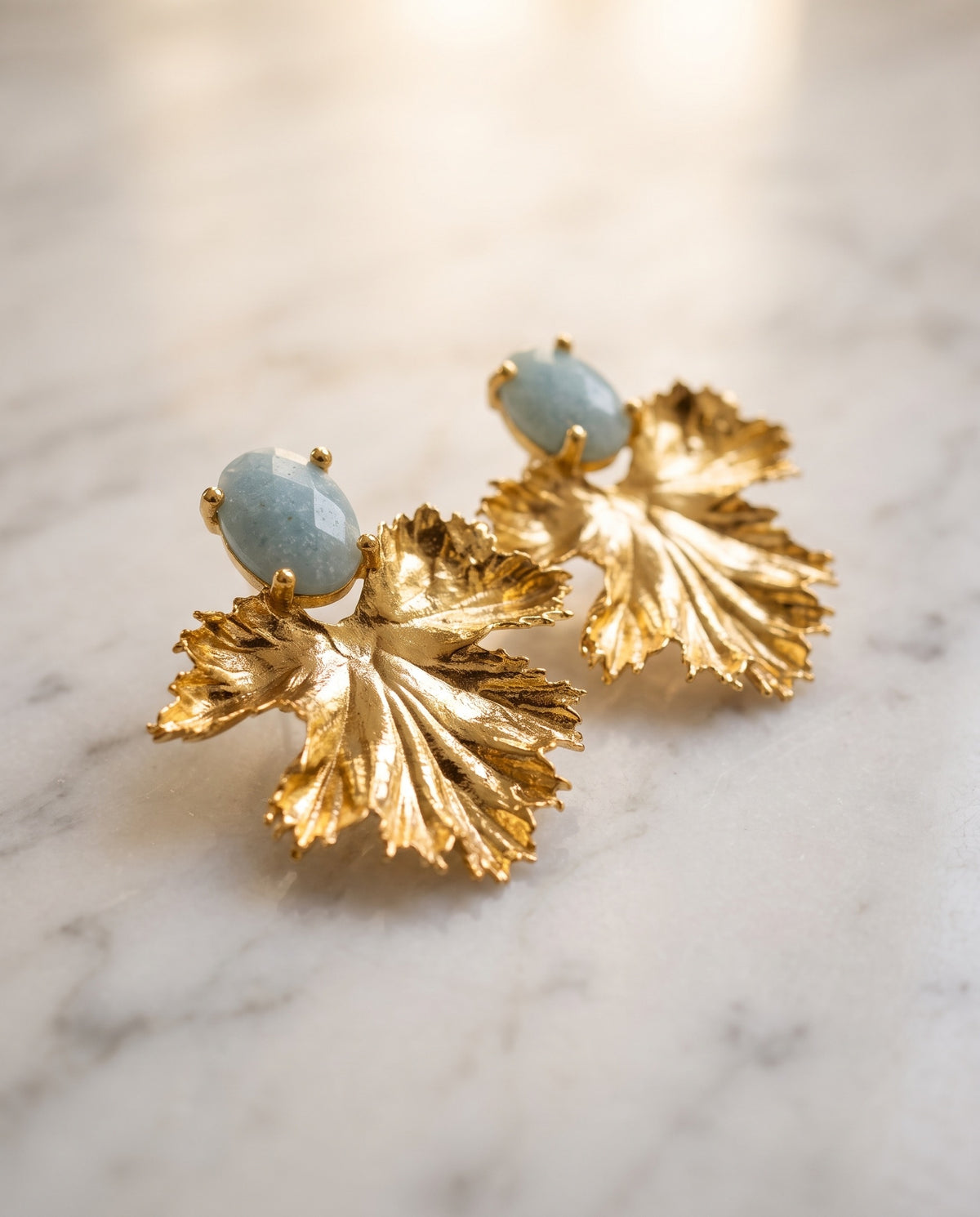 The Riviera Leaf Earrings