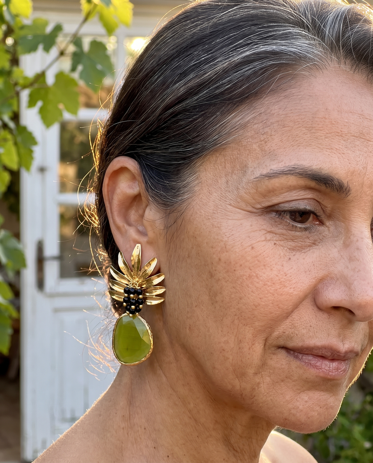 Tropical Pineapple Dangle Earrings