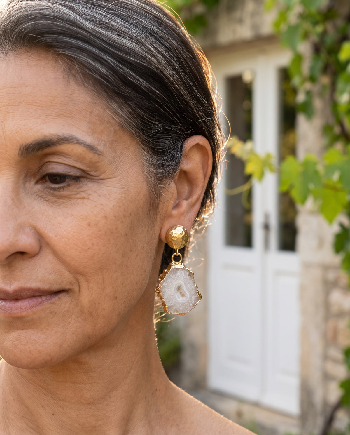 Crystal Clear | Clear Stone Drop Earrings