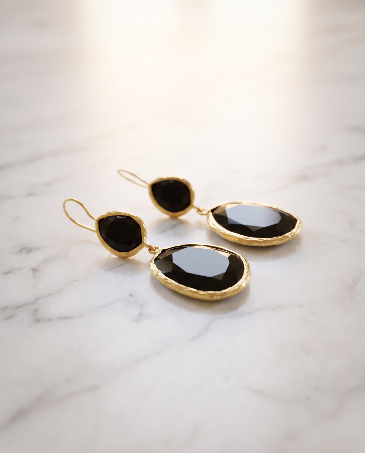 After Dark | Black CatEye Gemstone Earrings
