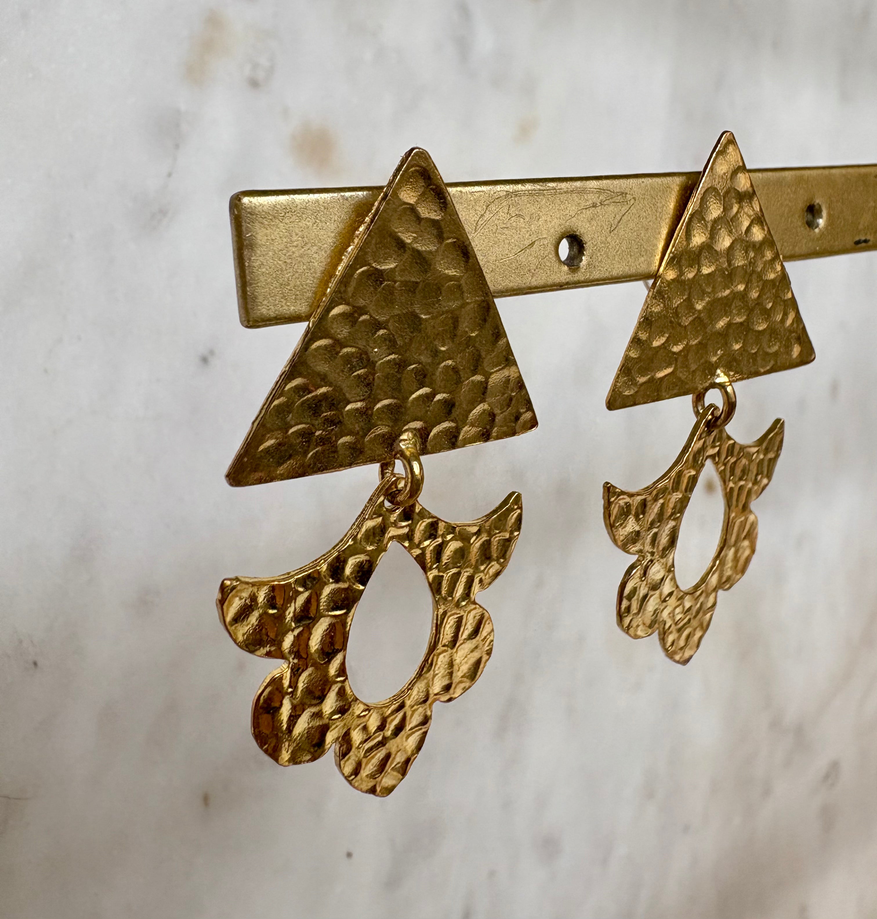triangle 'muse' earrings
