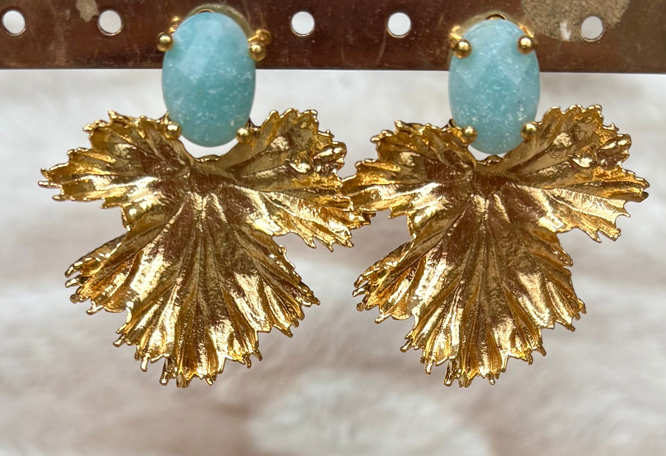 The Riviera Leaf Earrings