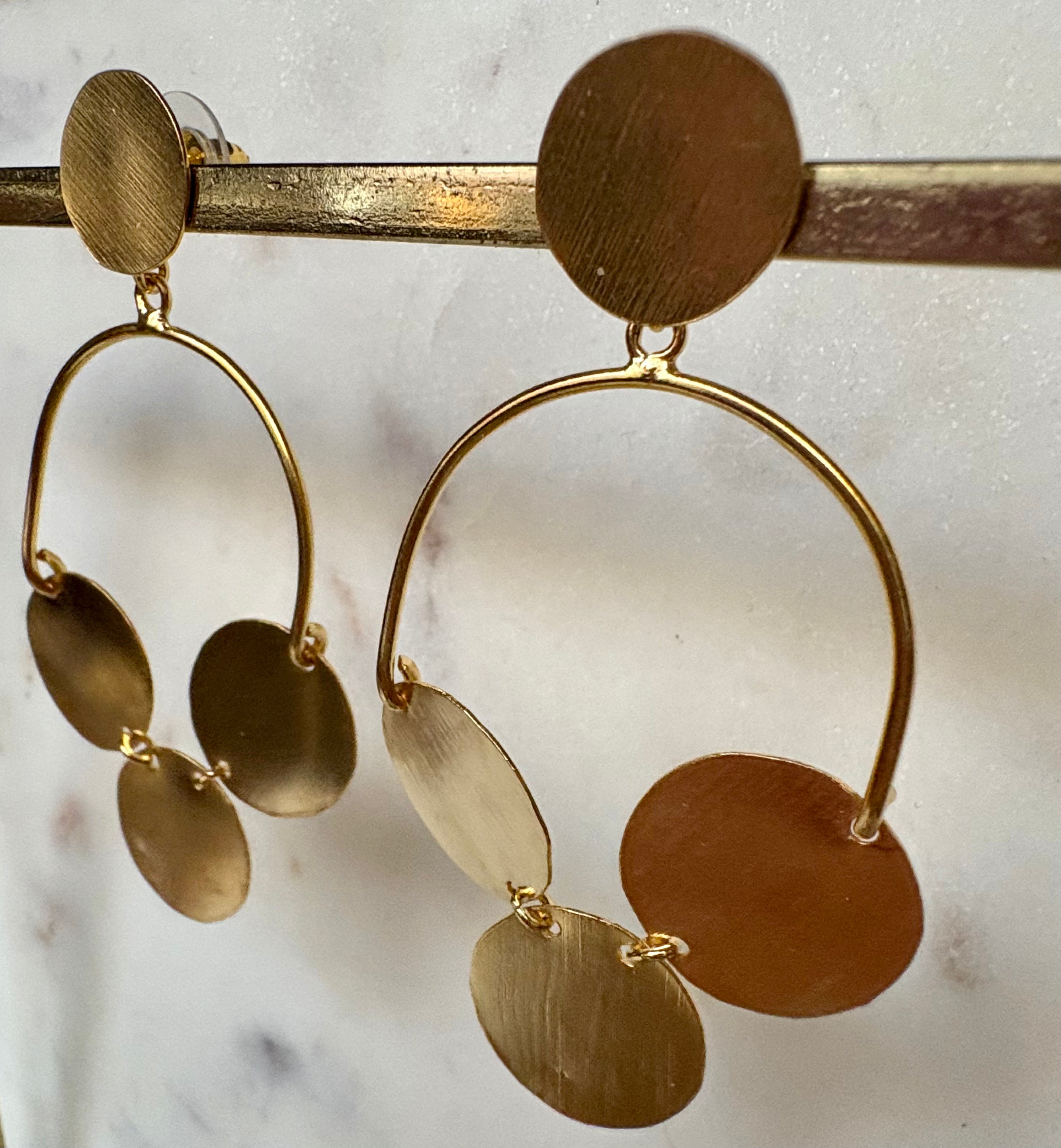 bohemian style hoop earrings