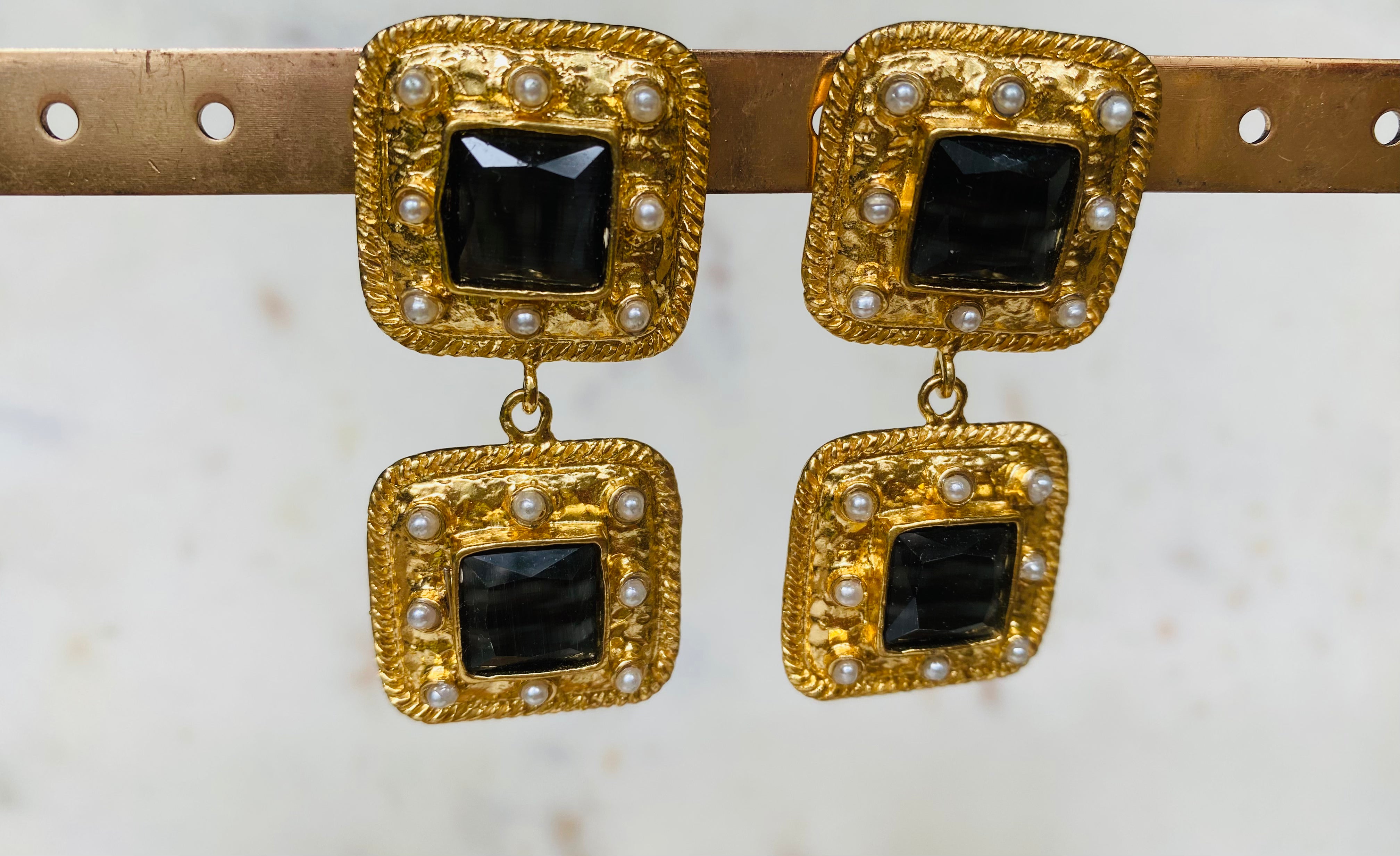 elegant statement design earrings