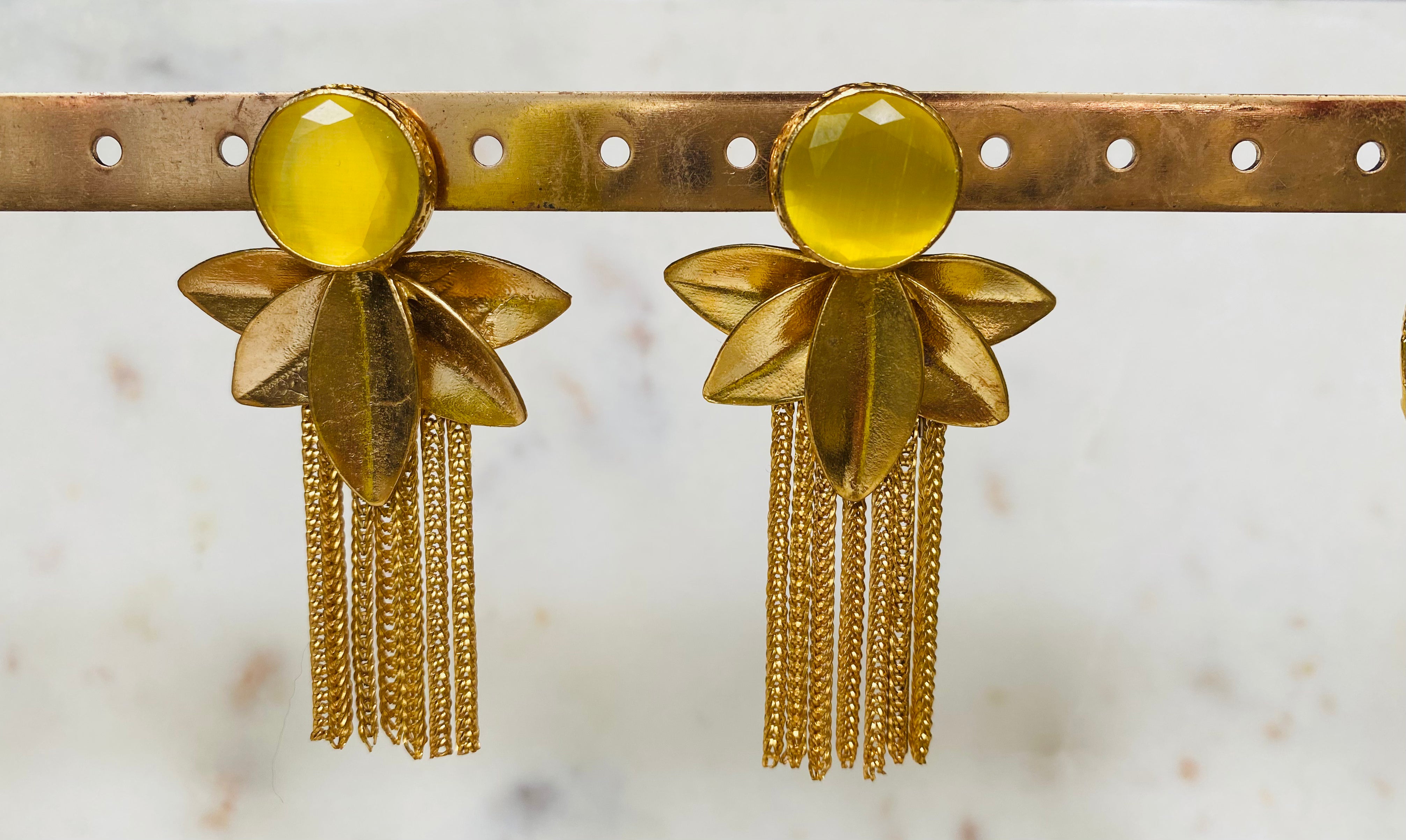 longdrop cascade earrings