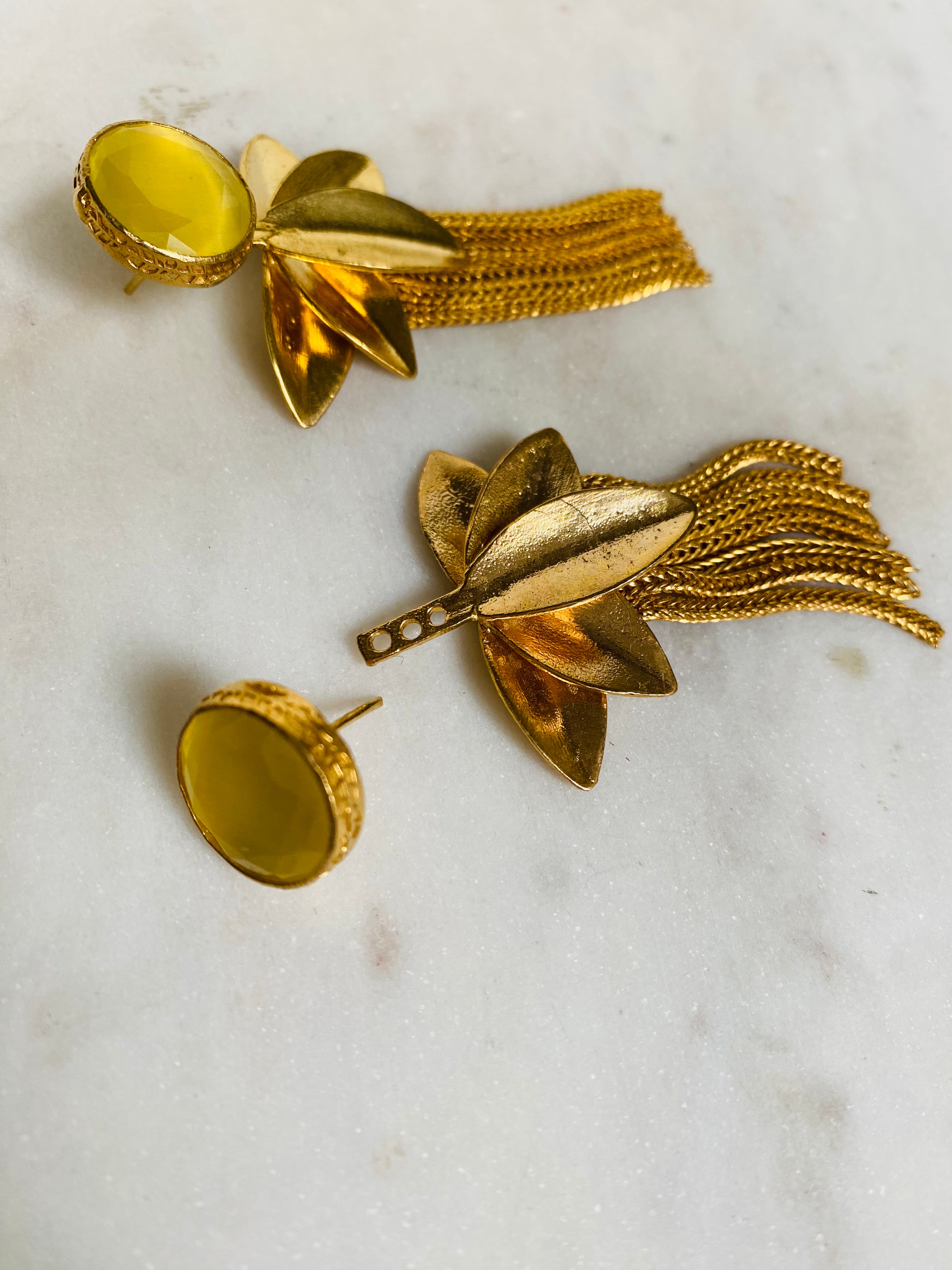 longdrop cascade earrings