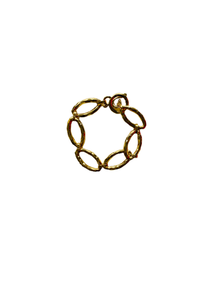 24k goldplated chain bracelet